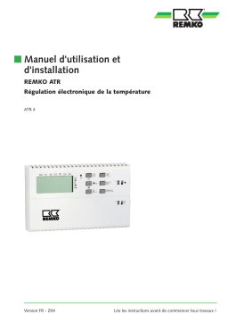 Remko ATR-4 Manuel utilisateur