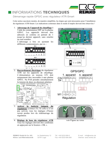 Remko ATR-Smart-Web-Beiblatt Manuel utilisateur | Fixfr