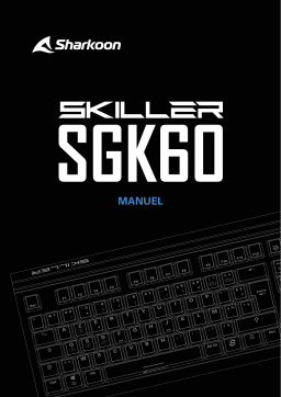 Sharkoon SKILLER SGK60 Keyboard Manuel utilisateur