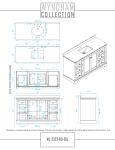 Wyndham Collection WCV232360SGBCMUNSMXX Avery 60 in. W x 22 in. D x 35 in. H Single Bath Vanity sp&eacute;cification