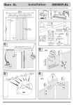 Colonial Elegance SB96RR-BL-ECOM 98-3/8 in. X 11 in. Barn Rail Sandy Black Steel Sliding Door Hardware Kit Guide d'installation