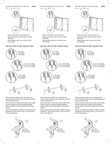 Prime-Line N 6515 Closet Door Roller, Back, 1-3/8 in. Offset, 1 in. Nylon Wheel Mode d'emploi | Fixfr