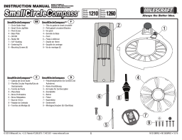 Milescraft 73570003 Small Circle Bundle - Includes SmallCircleCompass, ScribeTec and TriGrips Mode d'emploi