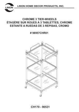 Unbranded THD00548 Paramount and Glass Cart Guide d'installation