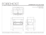 Foremost JMNVT3739D Jamerson 37 in. W x 22 in. D x 34 in. H Bath Vanity sp&eacute;cification