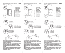Prime-Line N 6516 By-pass Closet Door Top-Hung Front Rollers and Brackets (2-pack) Mode d'emploi
