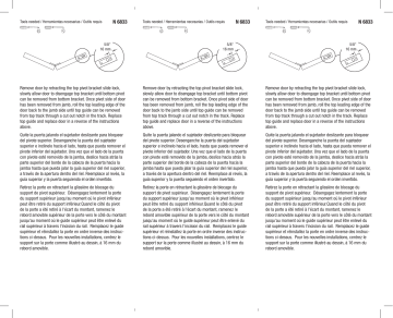 Prime-Line N 6833 Bi-Fold Door Top Guide, spring-loaded, Johnson Hardware Mode d'emploi | Fixfr