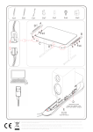 X Rocker 0724201 Black Jaguar LED Gaming Desk Mode d'emploi