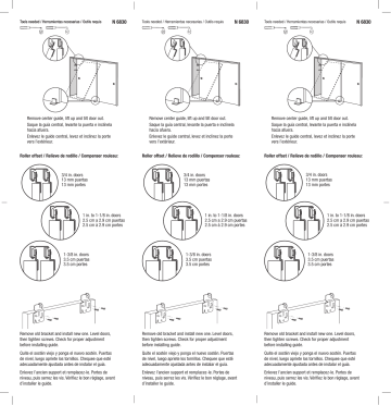 Prime-Line N 6830 Sliding Wardrobe Door Roller Top Hung Assemblies, Superior (2-pack) Mode d'emploi | Fixfr