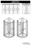 OVE Decors 15SKA-BREE32-SA Breeze 32 in. L x 32 in. W x 76 in. H Corner Shower Kit Sliding Framed Shower Door sp&eacute;cification