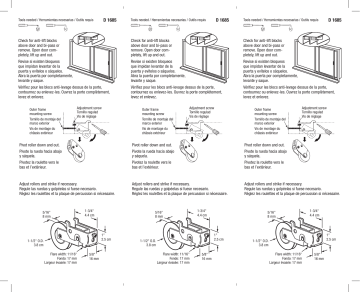 Prime-Line D 1685 1-1/2 in. Steel Ball Bearing Sliding Door Roller Assembly, Ador and Hilite Mode d'emploi | Fixfr