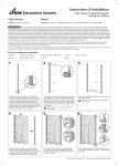 Peak Products 2494 72 in. H Black Aluminum Screen Frame Kit for Aluminum or Steel Decorative Screen Panels Mode d'emploi