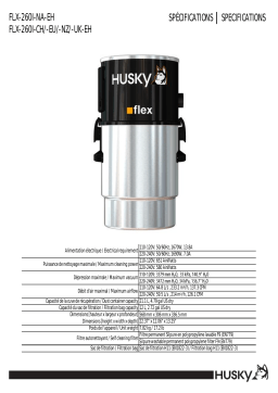 Husky FLEX-NA-EKITBB Central Vacuum Flex spécification