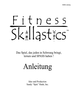 Skillastics – "Fitness" Learning Game Manuel du propriétaire