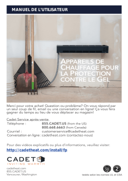 Cadet FP052TB, FP102TB+ IA Chat & PDF