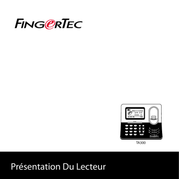 FingerTec TA300 Guide de démarrage rapide | Fixfr