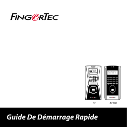 FingerTec AC900 Guide de démarrage rapide