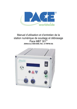 Pace MBT 301 Manuel utilisateur