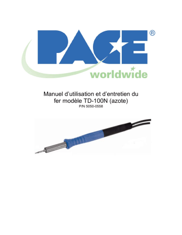 Pace TD-100N Manuel utilisateur | Fixfr