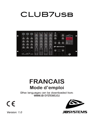 JB systems CLUB7-USB Manuel utilisateur | Fixfr