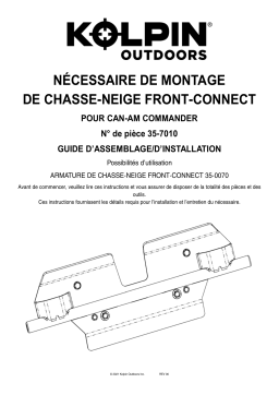 Kolpin 35-7010 Front-Connect - Can-Am Commander Manuel du propriétaire