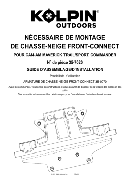 Kolpin 35-7020 Front-Connect - Can-Am Maverick Manuel du propriétaire