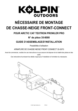 Kolpin 35-8000 Front-Connect - Prowler Pro Manuel du propriétaire