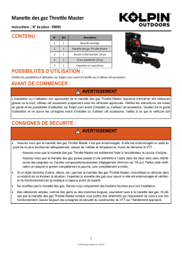 Kolpin 98005 ATV Throttle Master Manuel du propriétaire