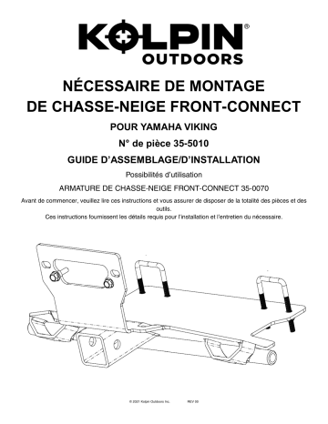 Kolpin 35-5010 Front-Connect - Yamaha Viking 700 Manuel du propriétaire | Fixfr