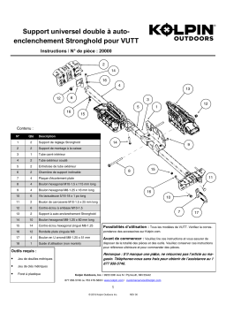 Kolpin 20000 UTV Stronghold® Double Boot Mount Manuel du propriétaire