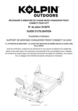 Kolpin 35-0070 Conqueror Front-Connect Push Frame Manuel du propriétaire