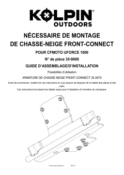 Kolpin 35-9000 Front-Connect - CF Moto U Force 1000 Manuel du propriétaire