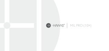 Hawke Mil Pro (10x) Manuel utilisateur | Fixfr