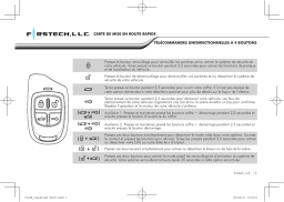 CompuSTAR RF-1WG15-AM / 1WG15R-AM Manuel utilisateur