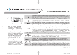 CompuSTAR RF-2WT9-FM / 2WT9R-FM Manuel utilisateur