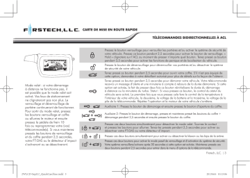 CompuSTAR RF-2WT9-FM / 2WT9R-FM Manuel utilisateur | Fixfr