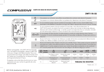 CompuSTAR RF-2WT12-SS, RF-P2WT12-SS / 2WT11R-SS Manuel utilisateur | Fixfr