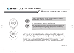 CompuSTAR RF-1WR3-AM / 1WR3R-AM Manuel utilisateur