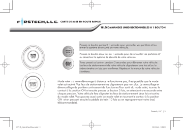 CompuSTAR RF-1WR3-AM / 1WR3R-AM Manuel utilisateur | Fixfr