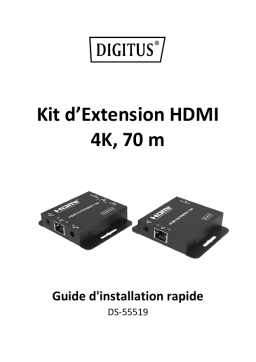 Digitus DS-55519 DIGITUS Guide de démarrage rapide