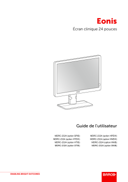 Barco Eonis 24" (MDRC-2324) Mode d'emploi