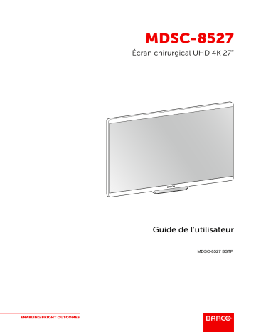 Barco MDSC-8527 Mode d'emploi | Fixfr