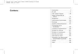 Chevrolet Cruze 2016 Mode d'emploi