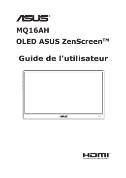 Asus ZenScreen OLED MQ16AH Monitor Mode d'emploi