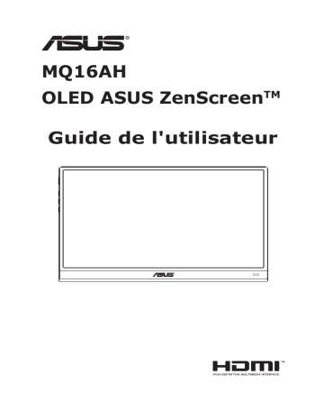 Asus ZenScreen OLED MQ16AH Monitor Mode d'emploi | Fixfr