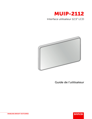 Barco MUIP-2112 Mode d'emploi | Fixfr