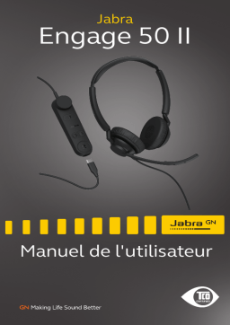 Jabra Engage 50 II - USB-A UC Stereo Manuel utilisateur