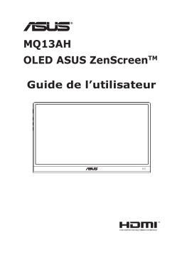 Asus ZenScreen OLED MQ13AH Monitor Mode d'emploi
