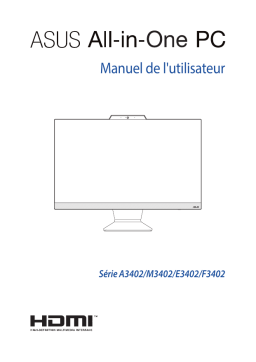 Asus A3402 All-in-One PC Manuel utilisateur