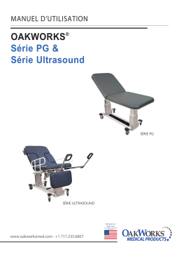 OAKWORKS Ultrasound / PG Series Manuel utilisateur